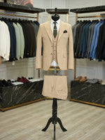 Load image into Gallery viewer, Bojoni Maison Tan  Slim Fit Suit
