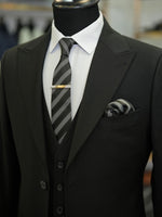 Load image into Gallery viewer, Bojoni Maison Black Slim Fit Suit
