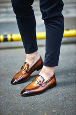 Load image into Gallery viewer, Bojoni Louis  Brown Special Edition Neolite Buckle Loafer
