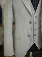 Load image into Gallery viewer, Bojoni Maison Light Gray Slim Fit  Suit
