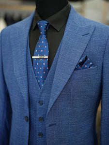 Bojoni Maison Blue Slim Fit  Suit