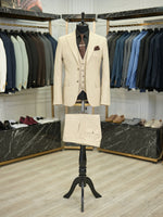 Load image into Gallery viewer, Bojoni Maison Beige Slim Fit Suit
