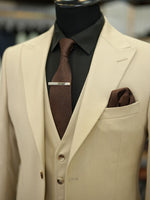 Load image into Gallery viewer, Bojoni Maison Beige Slim Fit Suit
