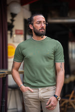 Load image into Gallery viewer, Bojoni Denver Green Slim Fit T-Shirt
