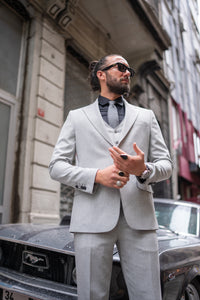 Bojoni Doral Slim Fit Classic Gray Suit