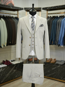 Bojoni Maison Gray  Slim Fit Suit