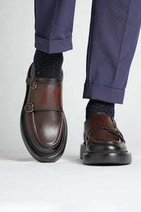 Bojoni Pineto Dark Brown Loafer Shoes