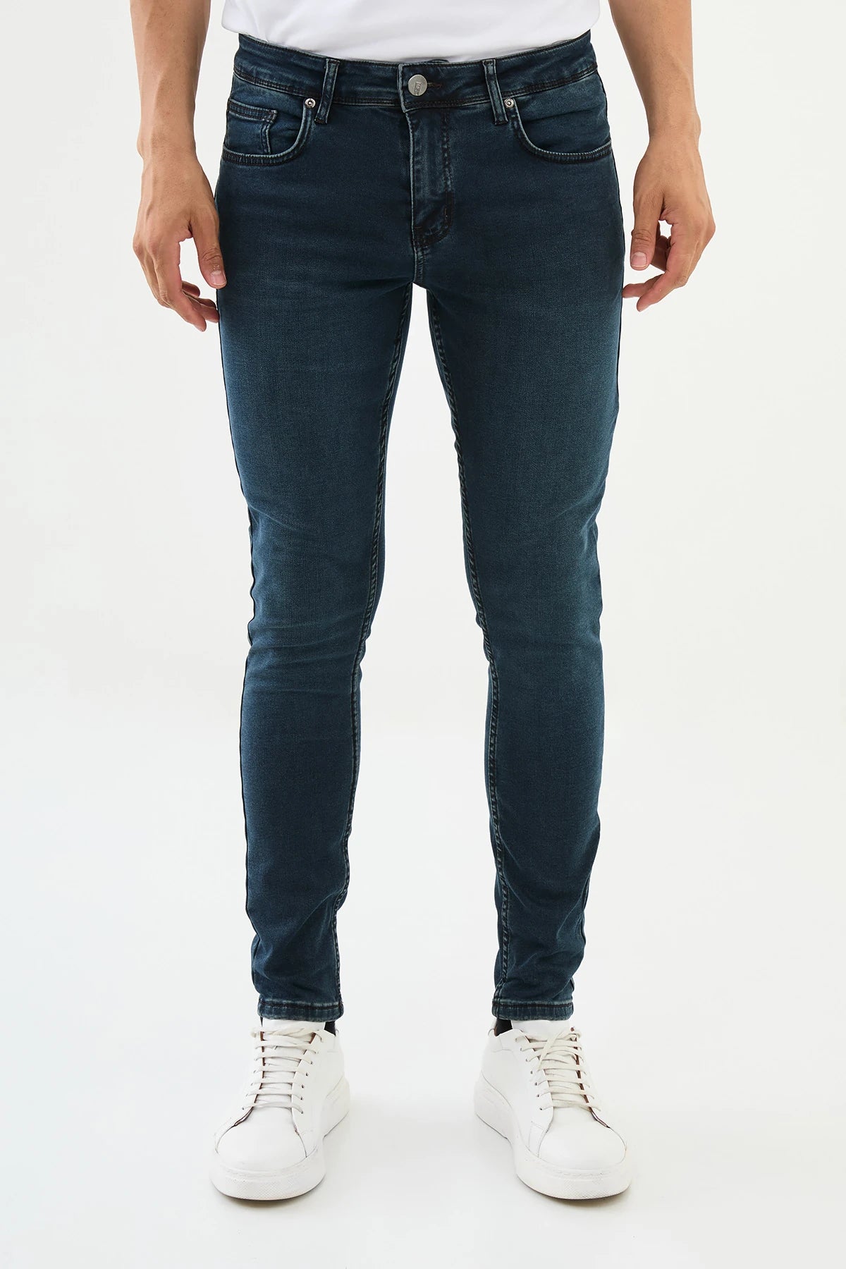 Bojoni Omaha Straight Slim Fit Blue Jeans