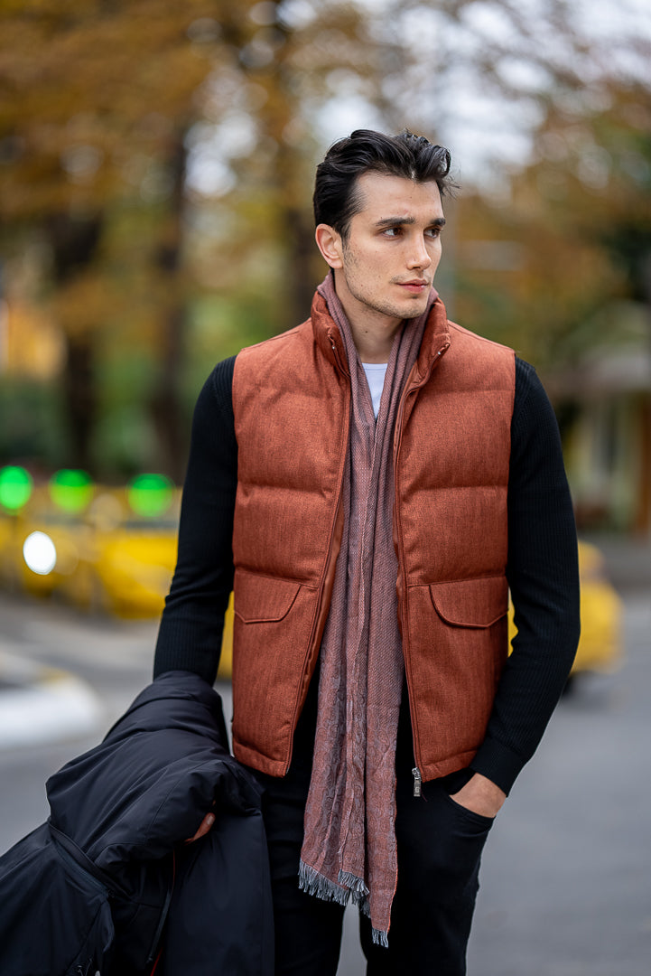 Bojoni Omaha Slim Fit Tile Vest