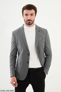 Bojoni Belmonte Slim Fit Gray Blazer