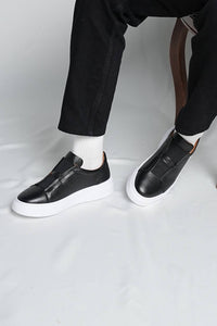 Bojoni Omaha Leather Black Shoes