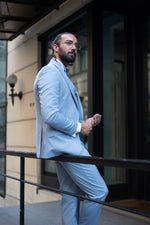 Load image into Gallery viewer, Bojoni Palermo Blue Slim Fit  Suit Tuxedo
