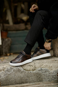 Bojoni Levante Brown Leather Shoes