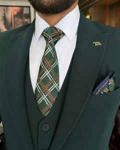 Bojoni Valencia Green Slim Fit  Suit