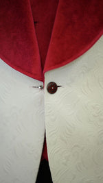 Load image into Gallery viewer, Bojoni Paruri Red Slim Fit Velvet Shawl Lapel Wool Tuxedo
