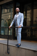 Load image into Gallery viewer, Bojoni Palermo Blue Slim Fit  Suit Tuxedo
