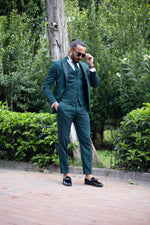 Load image into Gallery viewer, Bojoni Palermo Green  Slim Fit  Suit Tuxedo
