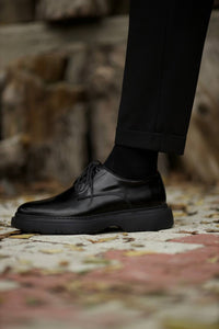 Bojoni Denver Leather Black Shoes