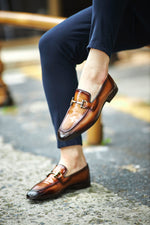 Load image into Gallery viewer, Bojoni Louis  Brown Special Edition Neolite Buckle Loafer
