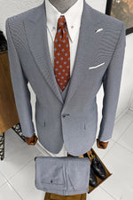 Load image into Gallery viewer, Bojoni Ravenna Slim Fit High Quality Blue Suit
