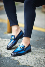 Load image into Gallery viewer, Bojoni Louis Blue Special Edition Neolite Buckle Loafer
