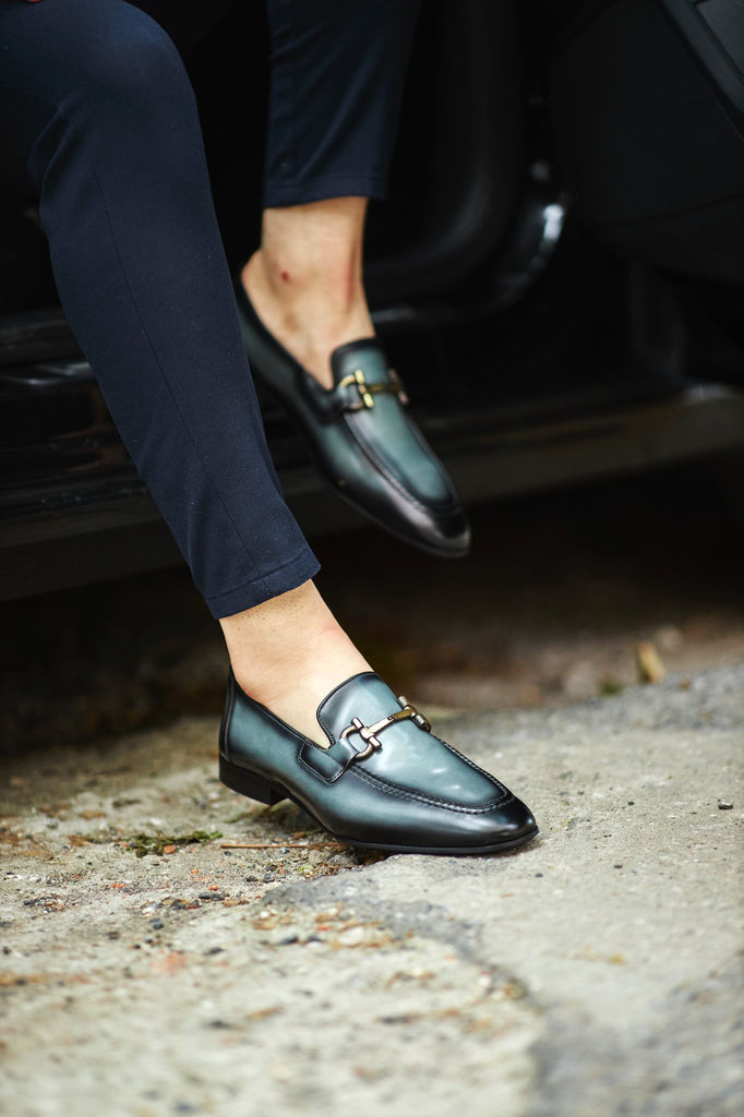 Bojoni Louis Black Special Edition Neolite Buckle Loafer | BOJONI