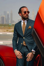 Load image into Gallery viewer, Bojoni Benevento Green  Slim Fit   Suit
