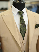 Load image into Gallery viewer, Bojoni Maison Tan  Slim Fit Suit
