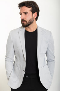 Bojoni Torretta Slim Fit Light Gray Blazer