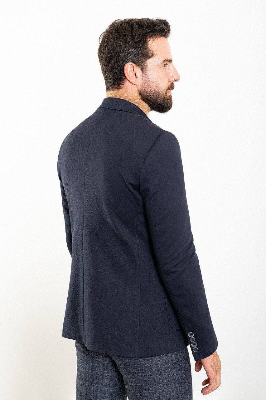 Bojoni Torretta Slim Fit Navy Blazer