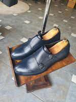 Load image into Gallery viewer, Bojo Giotto Blue Leather Loafer-baagr.myshopify.com-shoes2-BOJONI
