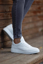 Load image into Gallery viewer, Bojoni Uluwatu  Square Detailed White Sneakers
