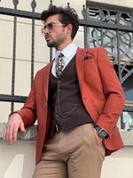 Load image into Gallery viewer, Bojoni Astoria Slim Fit High Quality Pointed Collar Tile Blazer
