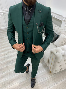 Montreal Green Slim Fit Suit-baagr.myshopify.com-1-BOJONI