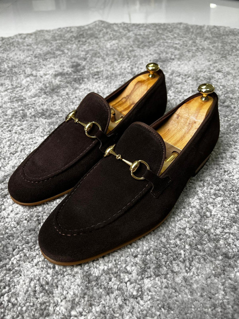 Bojoni Amato Special Edition Neolite Brown Suede Leather Loafer | BOJONI