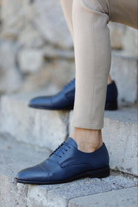 Bojoni Uluwatu  Lace up Blue Classic Shoes