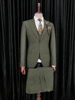 Load image into Gallery viewer, Bojoni Amato Slim Fit Khaki Suit
