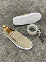 Load image into Gallery viewer, Bojoni Uluwatu Beige Men&#39;s Loafer
