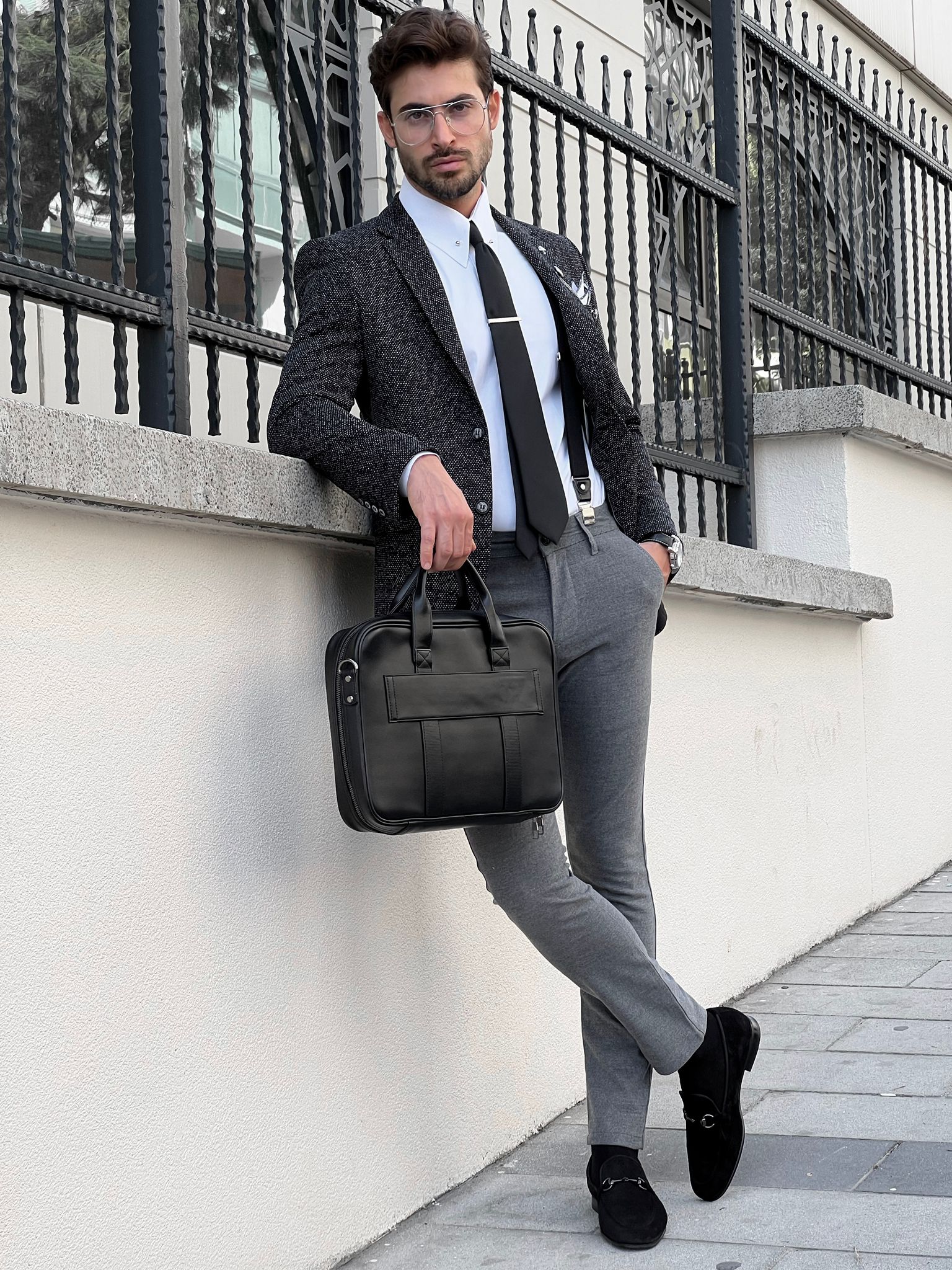 Black Blazer with Light Blue Pants Outfits For Men (21 ideas & outfits) |  Lookastic