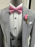 Load image into Gallery viewer, Louis Slim Fit High Quality Grey Business Suit
