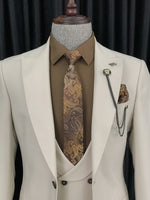 Load image into Gallery viewer, Bojoni Montreal Slim Fit Beige Suit
