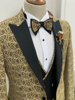 Load image into Gallery viewer, Sultans Diamond Gold Slim Fit Tuxedo
