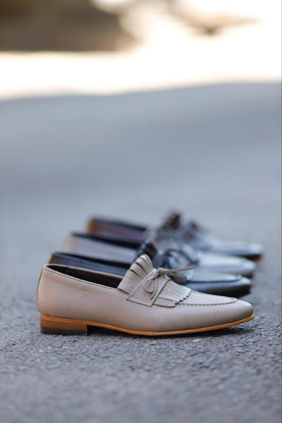 Bojoni Uluwatu Special Design Patent Leather Black Classic Shoes