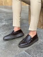 Load image into Gallery viewer, Nadeli Brown Double Monk Strap Loafers-baagr.myshopify.com-shoes2-BOJONI
