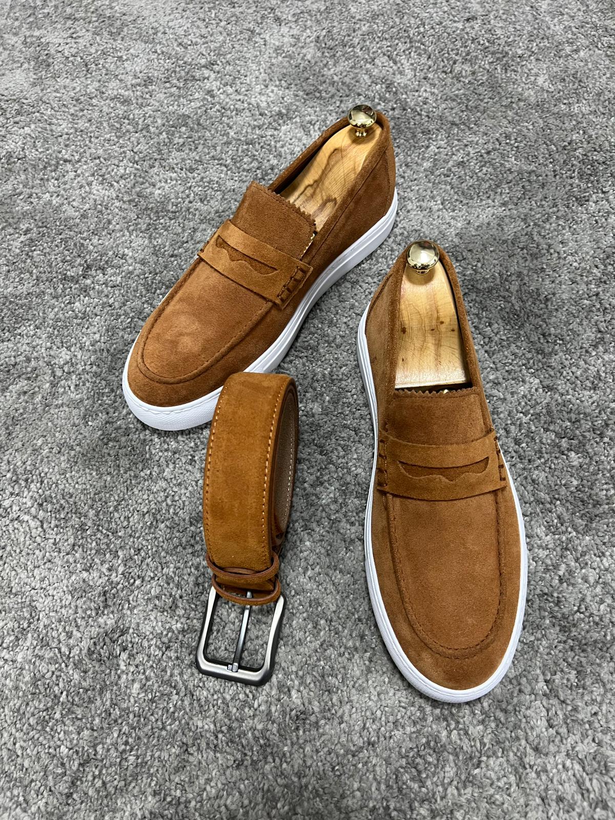 Bojoni Uluwatu Tan Men's Loafer