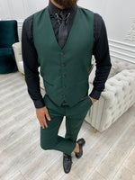 Load image into Gallery viewer, Montreal Green Slim Fit Suit-baagr.myshopify.com-1-BOJONI
