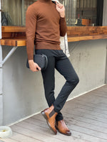 Load image into Gallery viewer, Bojo  Staw Detailed Brown Leather Shoes-baagr.myshopify.com-shoes2-BOJONI
