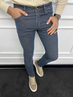 Load image into Gallery viewer, Leon Slim Fit Dark Blue Lycra Jeans
