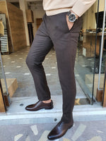 Load image into Gallery viewer, Bojo Slim Fit Black Trousers-baagr.myshopify.com-Pants-BOJONI
