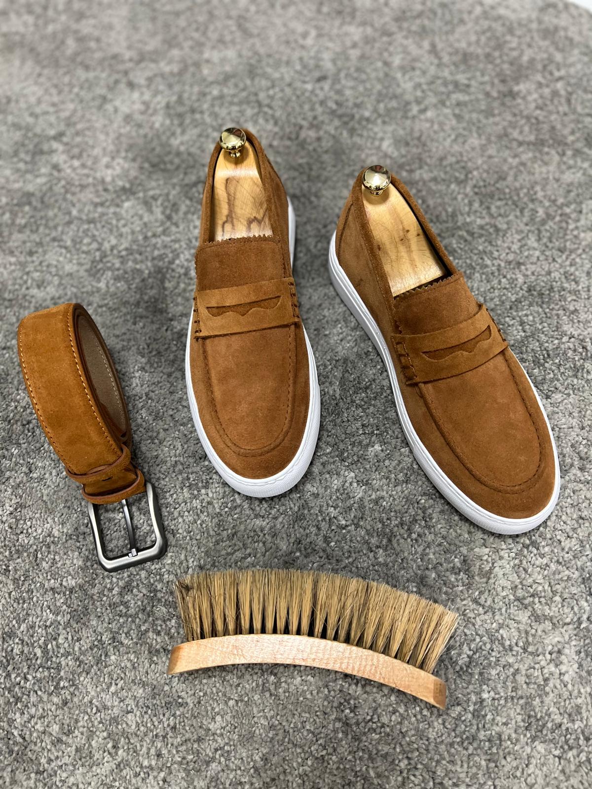 Bojoni Uluwatu Tan Men's Loafer